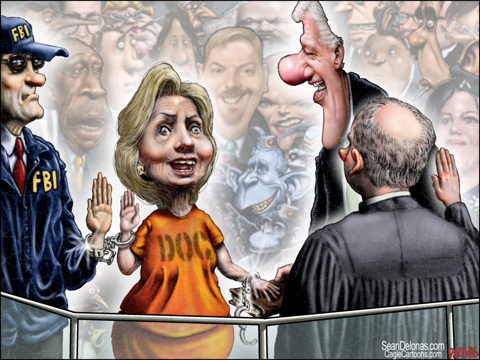 Hillary Swearing In Color