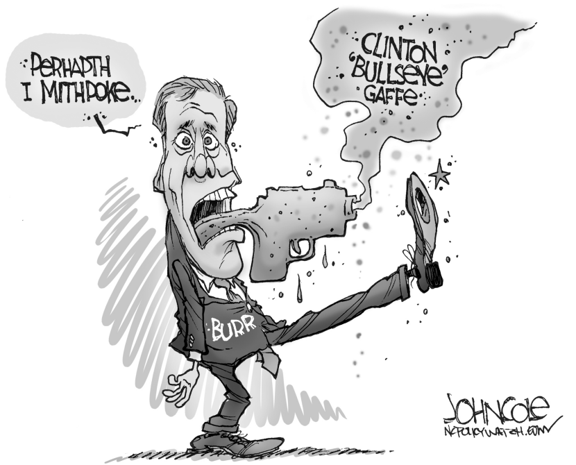LOCAL NC Burr and Clinton BW