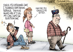VETERANS DAY by Joe Heller