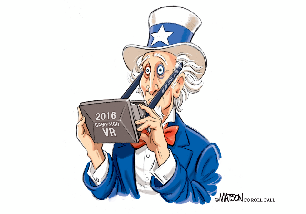Uncle Sam Relives Nasty 2016 Election Campaign in Virtual Reality-COLOR