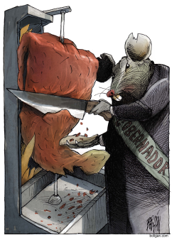 ATRACO AL PASTOR by Angel Boligan
