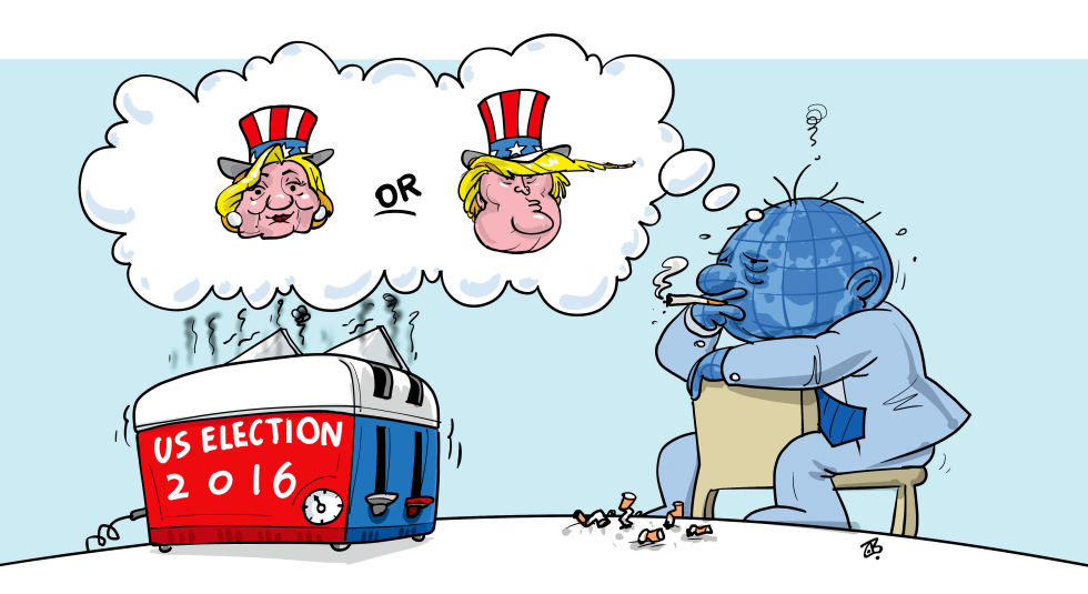  US ELECTION 2016 by Emad Hajjaj