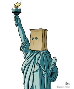 STATUE OF EMBARRASSMENT  by Hajo de Reijger