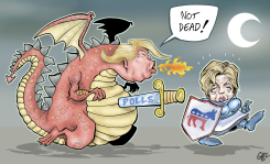 TRUMP SLAYS by Damien Glez
