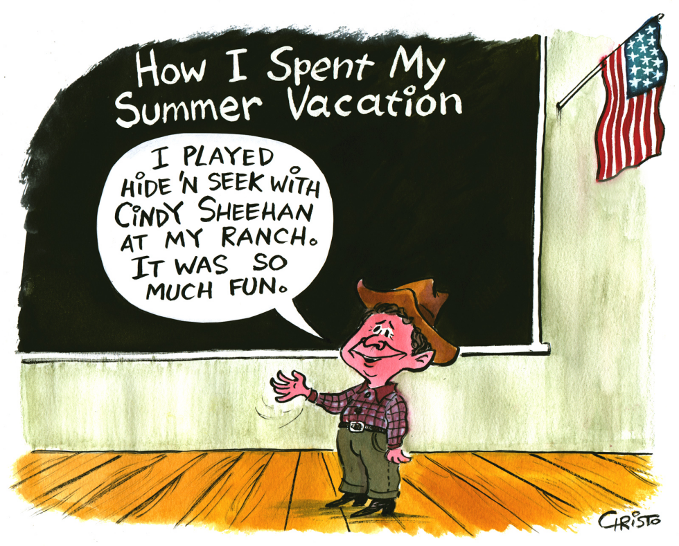 Bush's Summer Vacation - COLOR