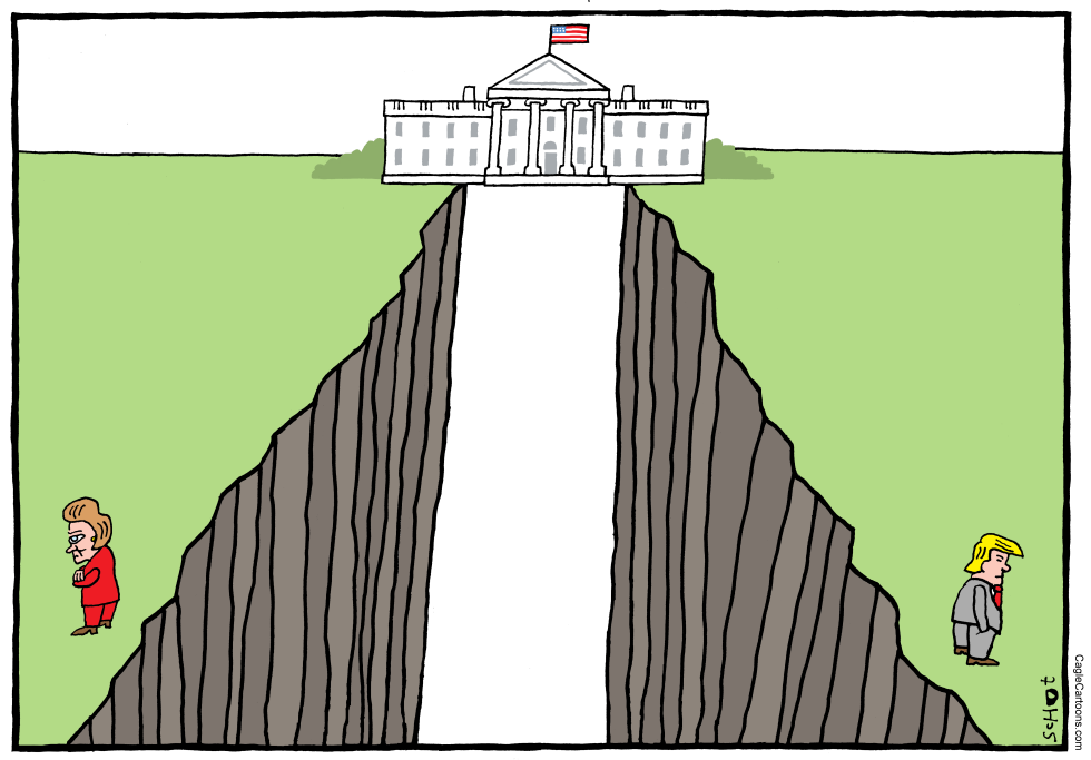 Trump white house -America divided
