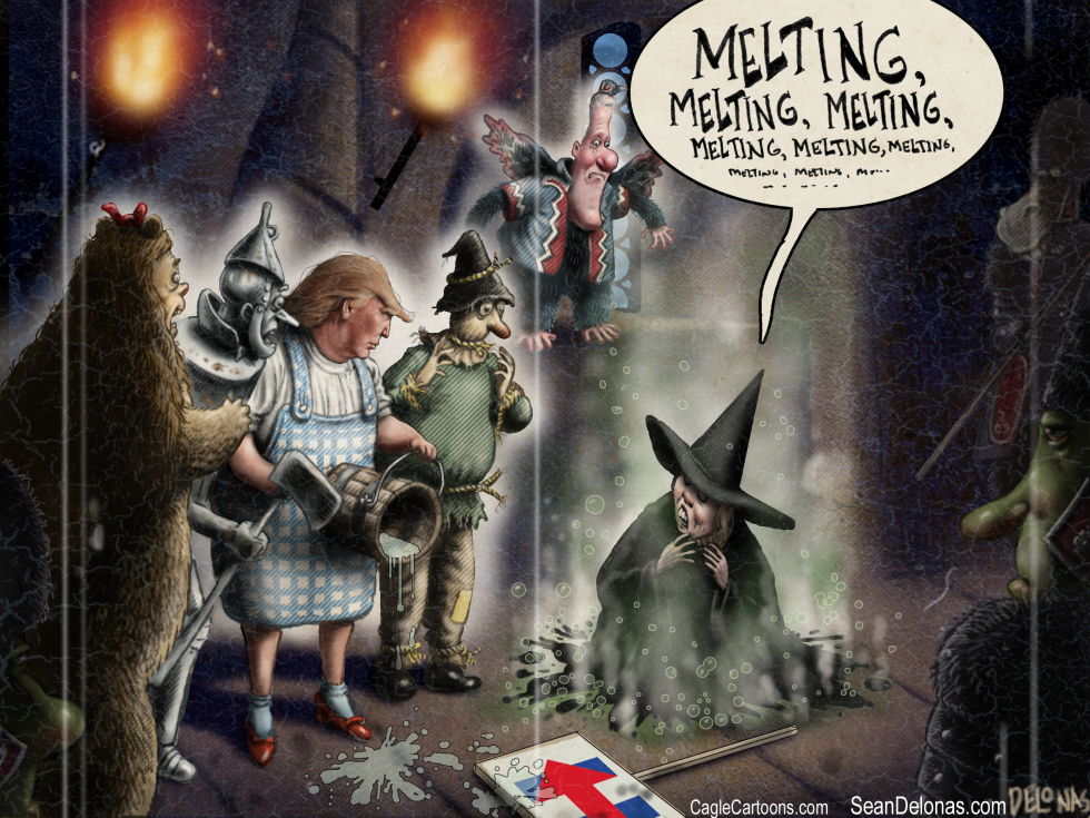 Trump Hillary Loses Color