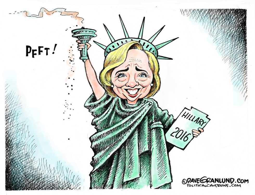  HILLARY LOSES 2016 by Dave Granlund