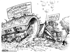 EMINENT DOMAIN SHOPPING CENTER DEVELOPMENT FALLS THROUGH by R.J. Matson