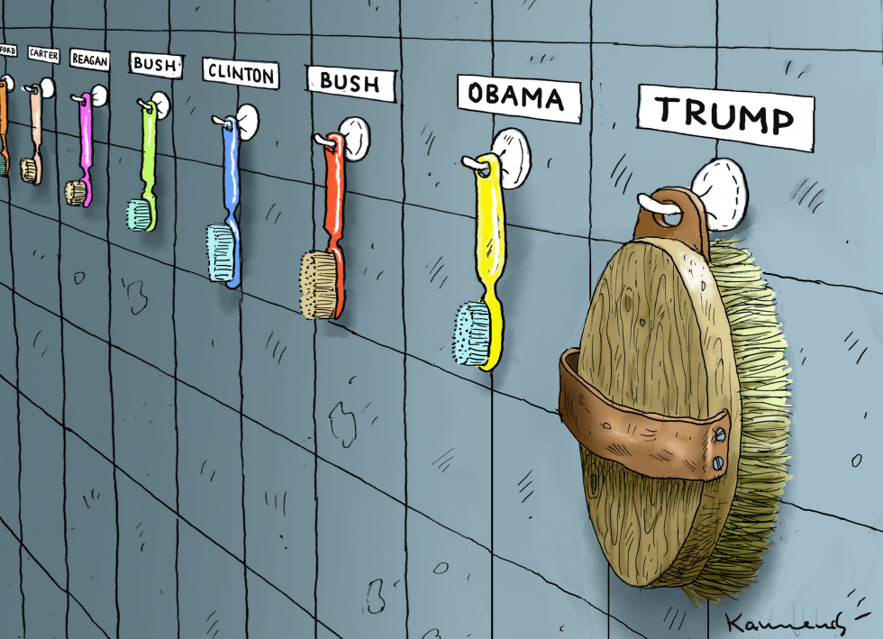 BATHROOM OF THE WHITE HOUSE