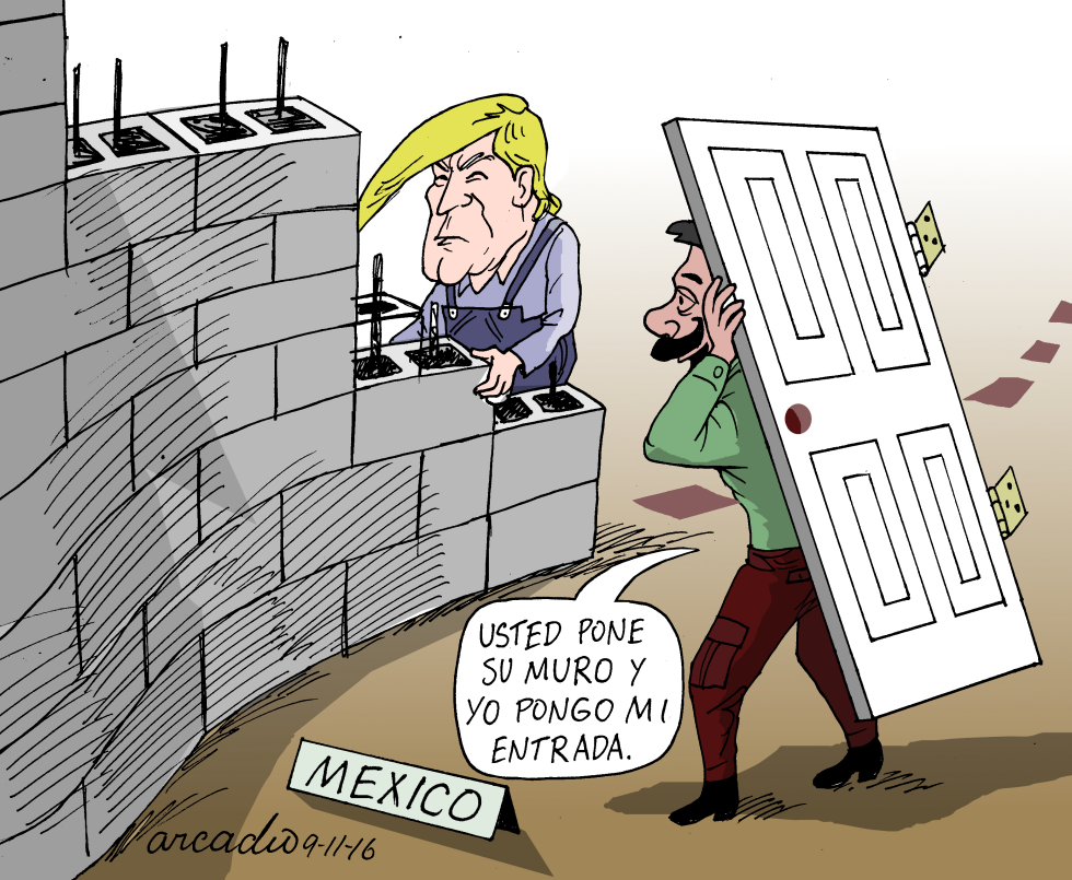 Muro y puerta