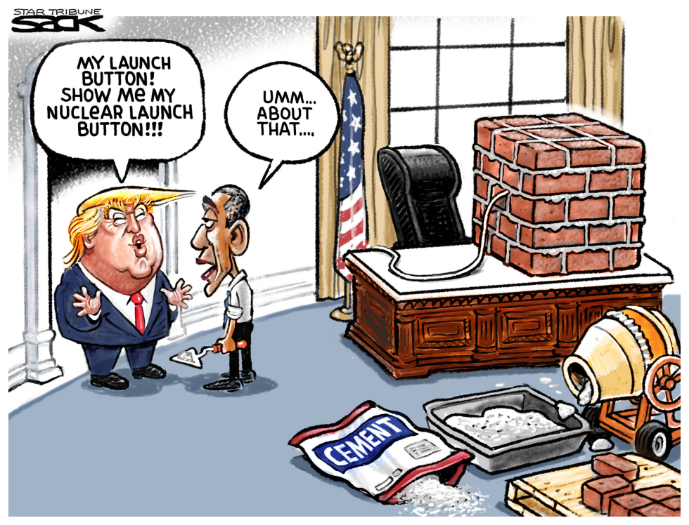  BUTTON PUSHER by Steve Sack