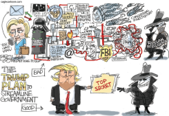 TRUMP INTELLIGENCE  by Pat Bagley