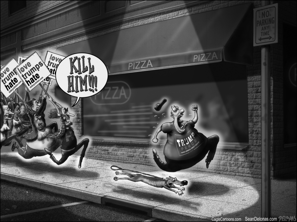 Love Trumps Hate Greyscale