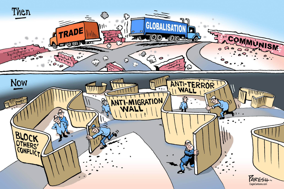 Walls then and now