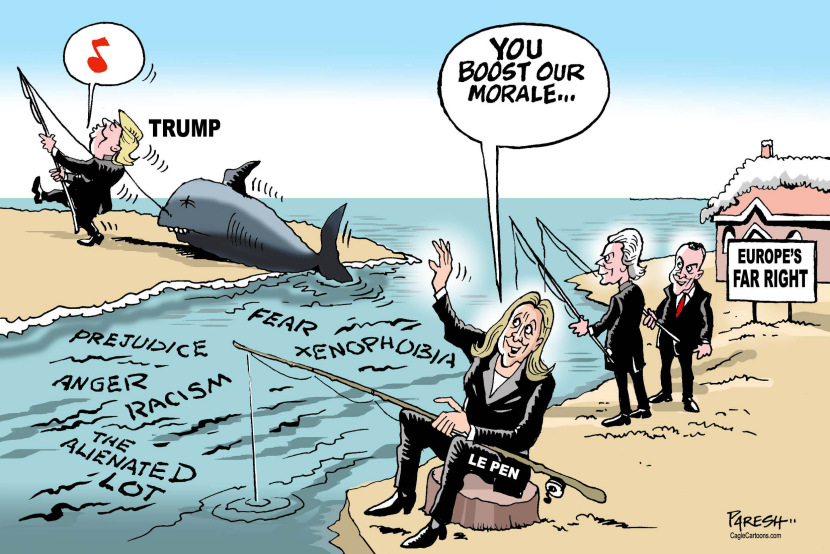 Trump & Europe Far right