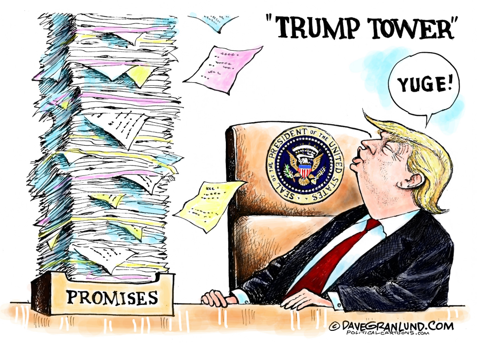  TRUMP PROMISES by Dave Granlund