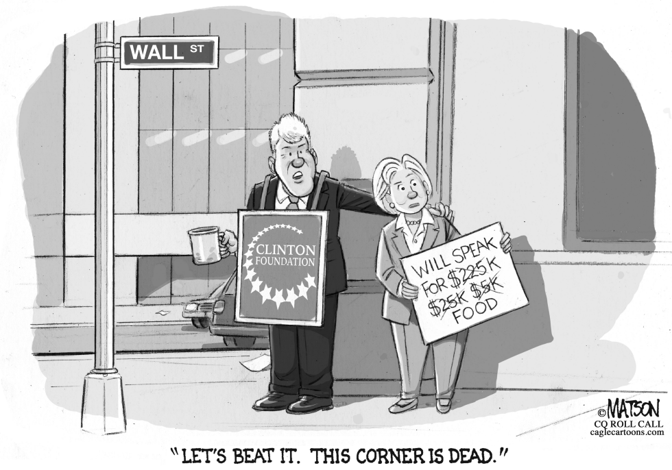 Bill and Hillary Clinton on Wall Street Today