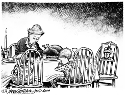 MILITARY FAMILY THANKSGIVING by Dave Granlund