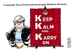 TRUMP CHIEF STRATEGIST STEPHEN BANNON by Jimmy Margulies