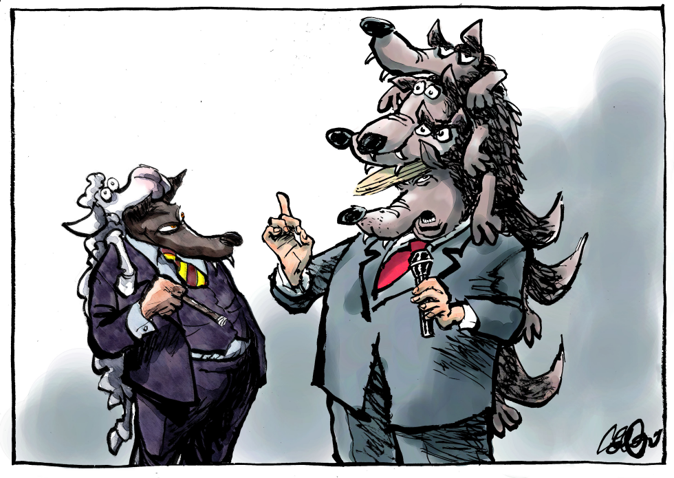 Trump in wolf's clothing