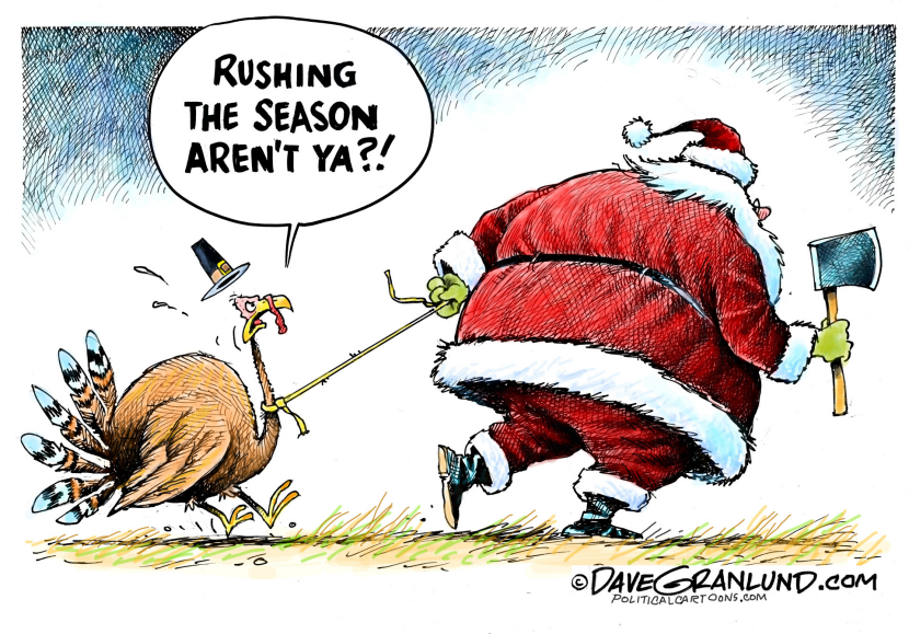 Turkey and Santa overlap COLOR