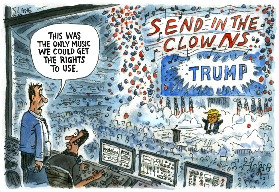 Send in the clowns - Trump Rally