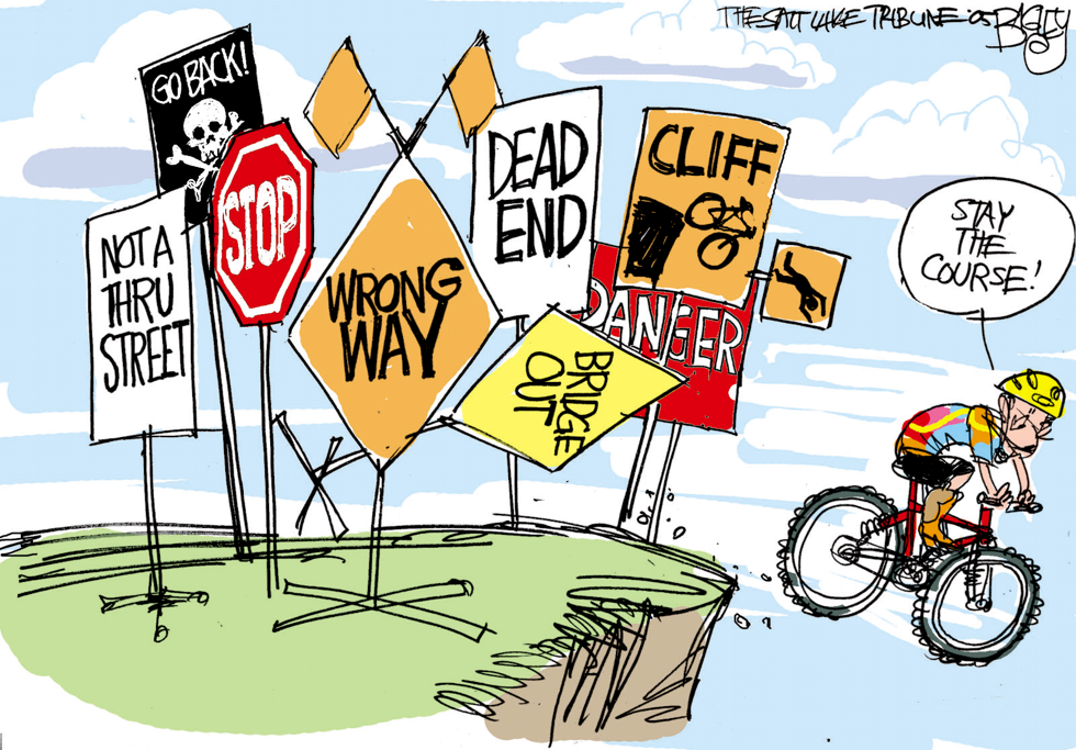 Bush Peddles Us Off a Cliff