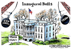 GOP INAUGURAL BALLS  by Dave Granlund