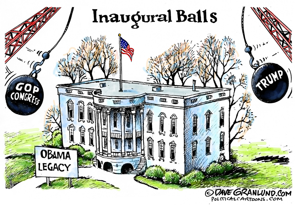  GOP INAUGURAL BALLS by Dave Granlund