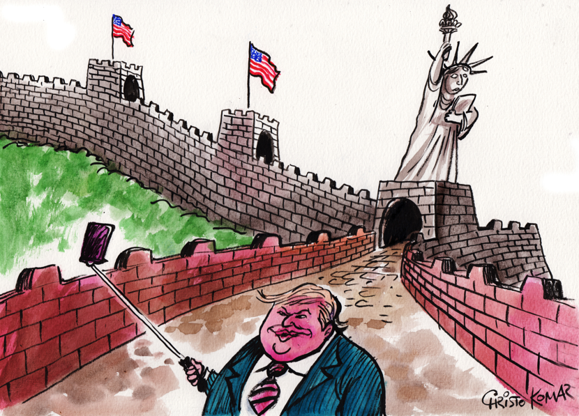 Selfie with the Great American Wall
