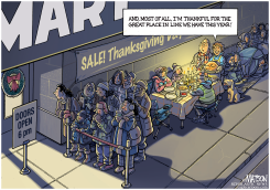 THANKSGIVING DAY SALES by R.J. Matson