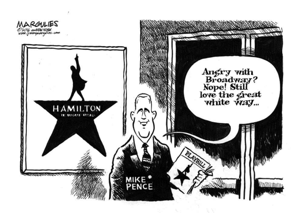 Mike Pence and HAMILTON