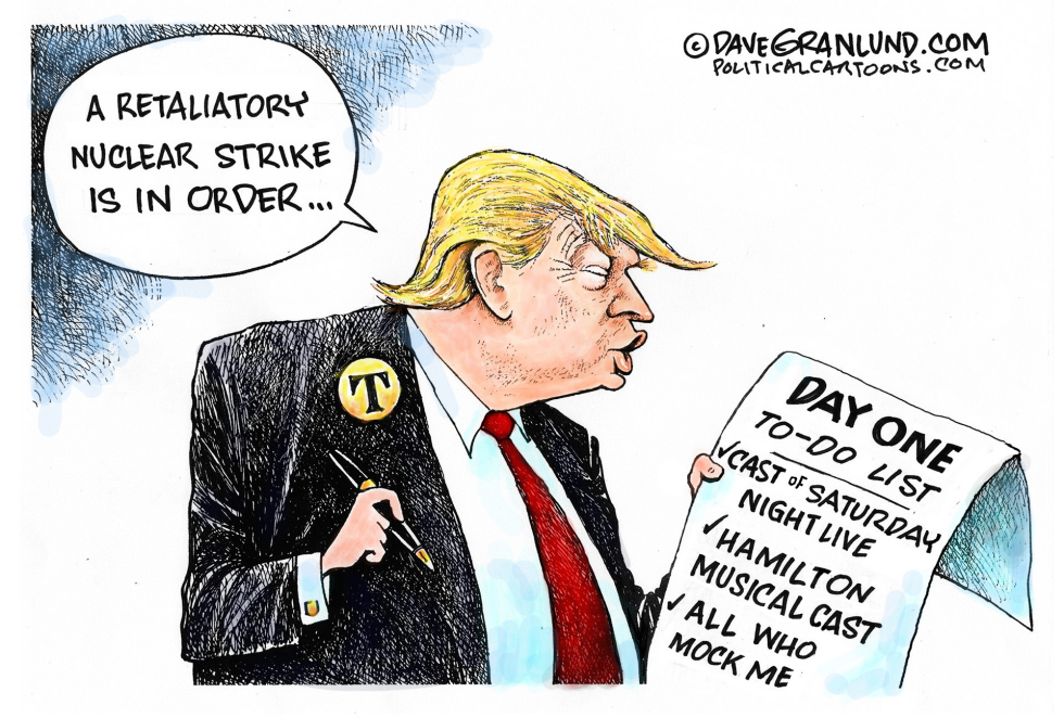  TRUMP TO DO LIST by Dave Granlund