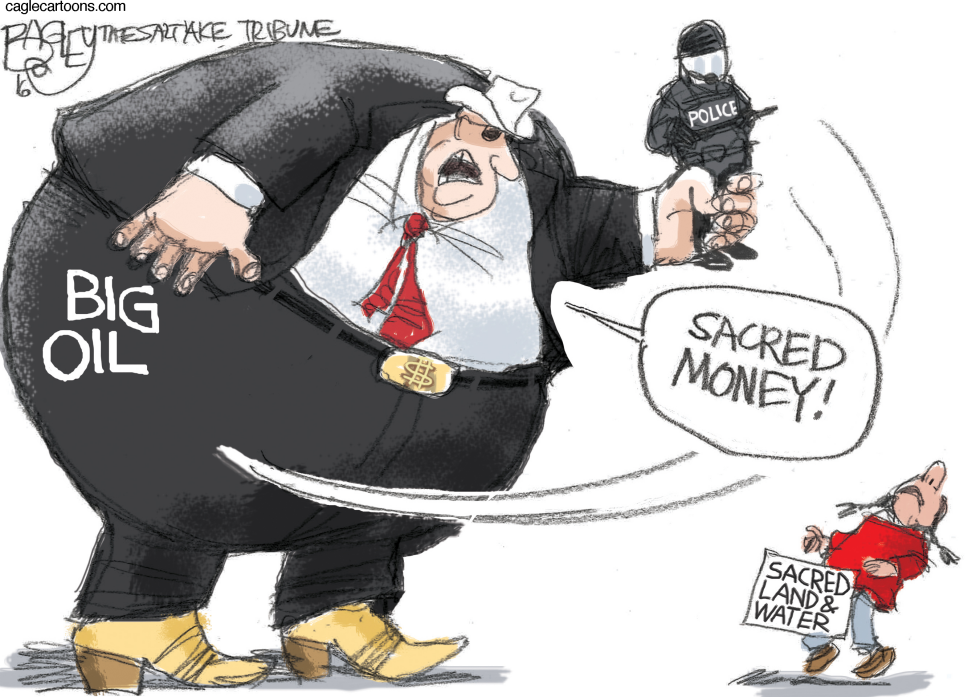  STANDING ROCK by Pat Bagley