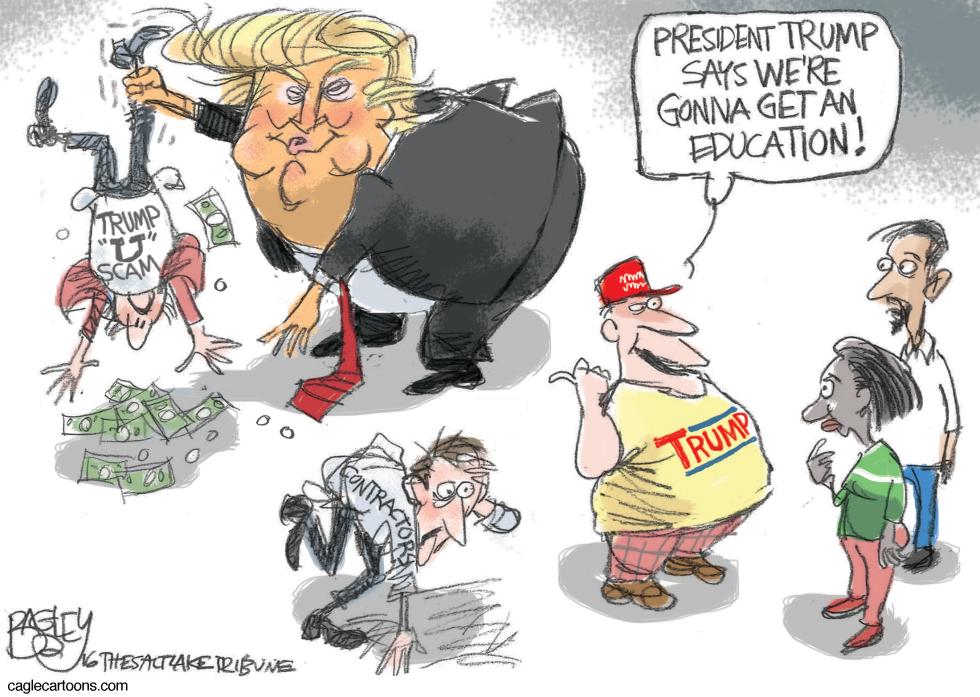  TRUMP UNIVERSITY by Pat Bagley