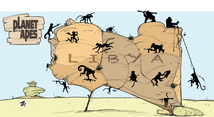 Planet of the Apes in Libya