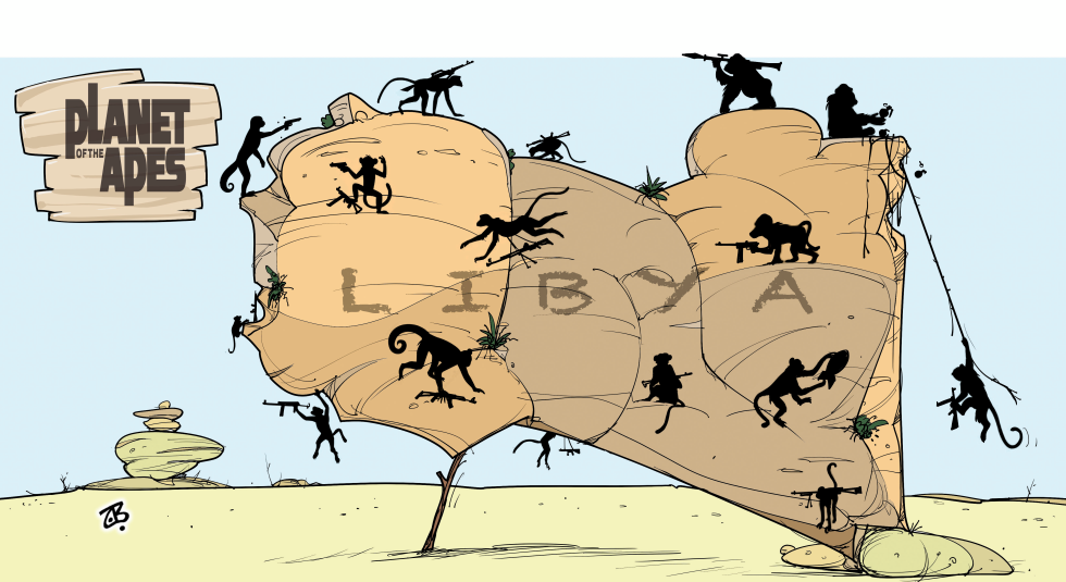 Planet of the Apes in Libya