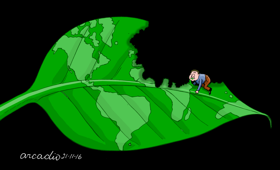 The nature and its pest/La naturaleza y su plaga