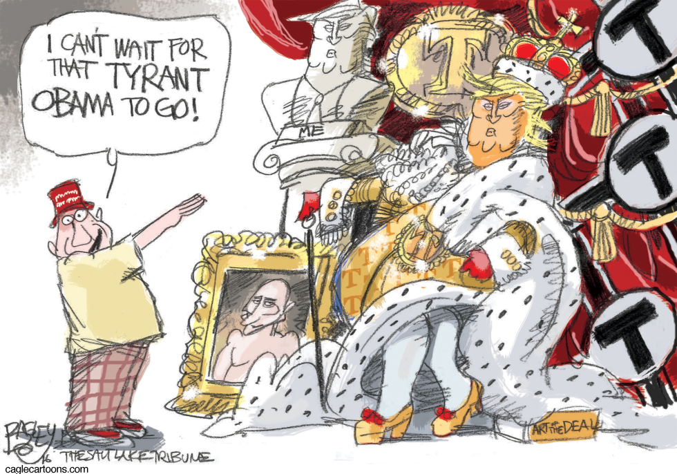  TRUMP TRIUMPHANT by Pat Bagley