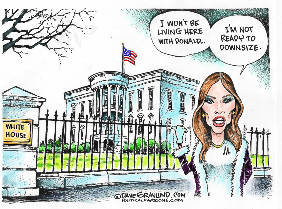 Melania and White House COLOR
