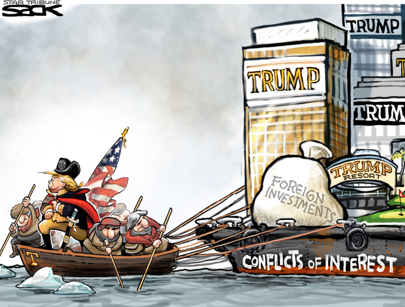 Conflicted Trump