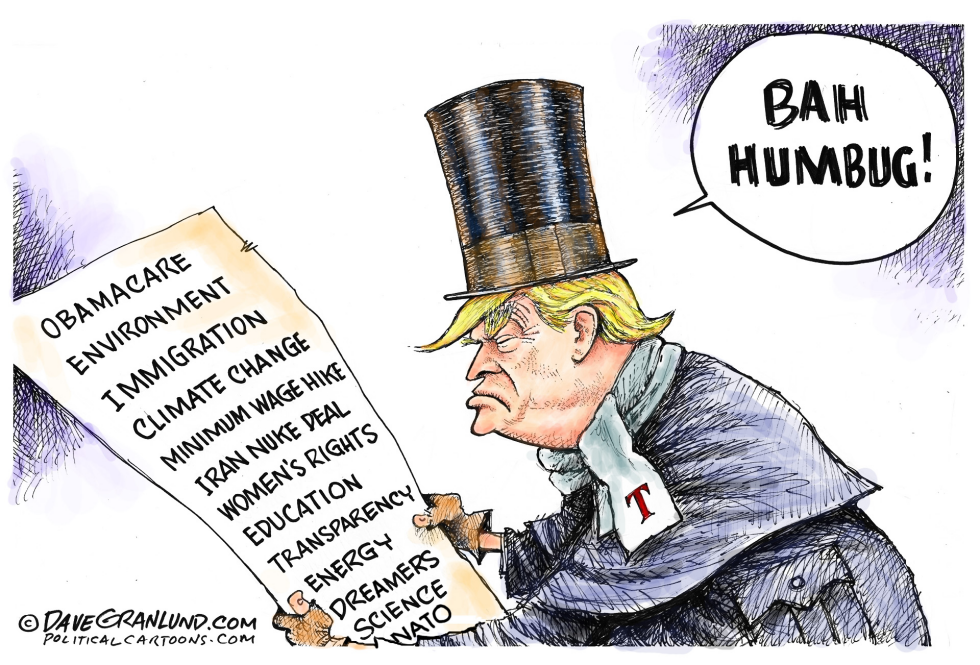  TRUMP BAH HUMBUG by Dave Granlund