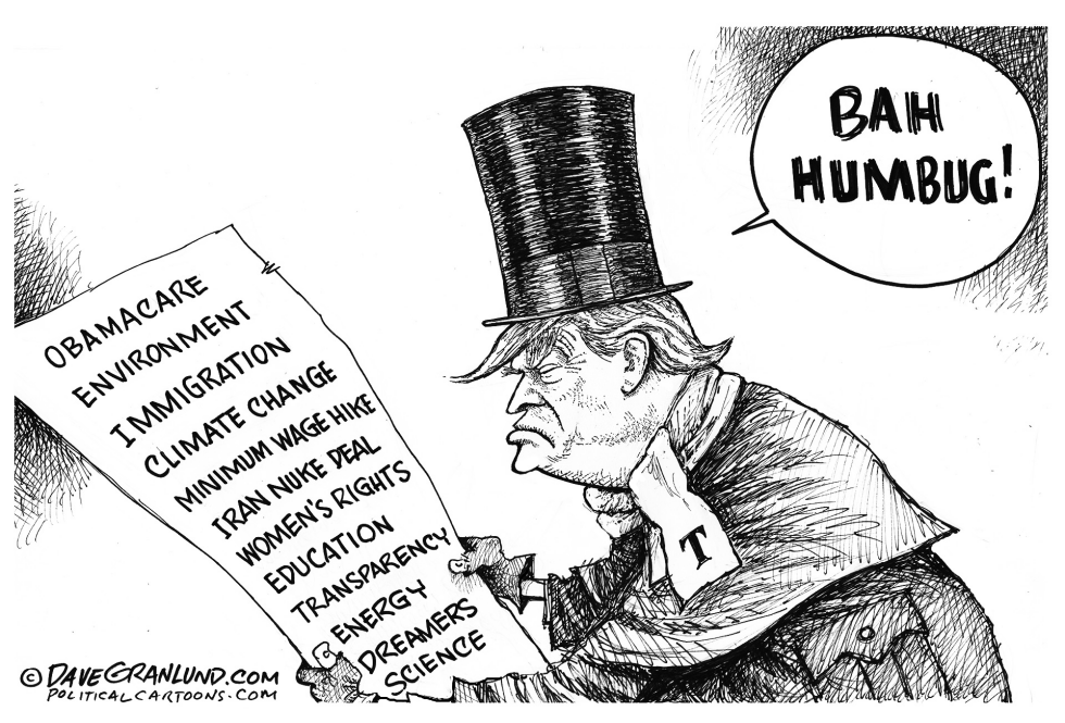 Trump bah humbug
