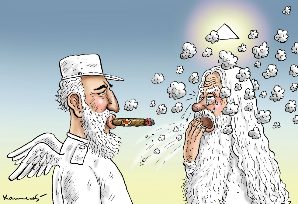 FIDEL CASTRO IN HAEVEN