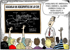 ESCUELA DE LA CIA /  by Bob Englehart