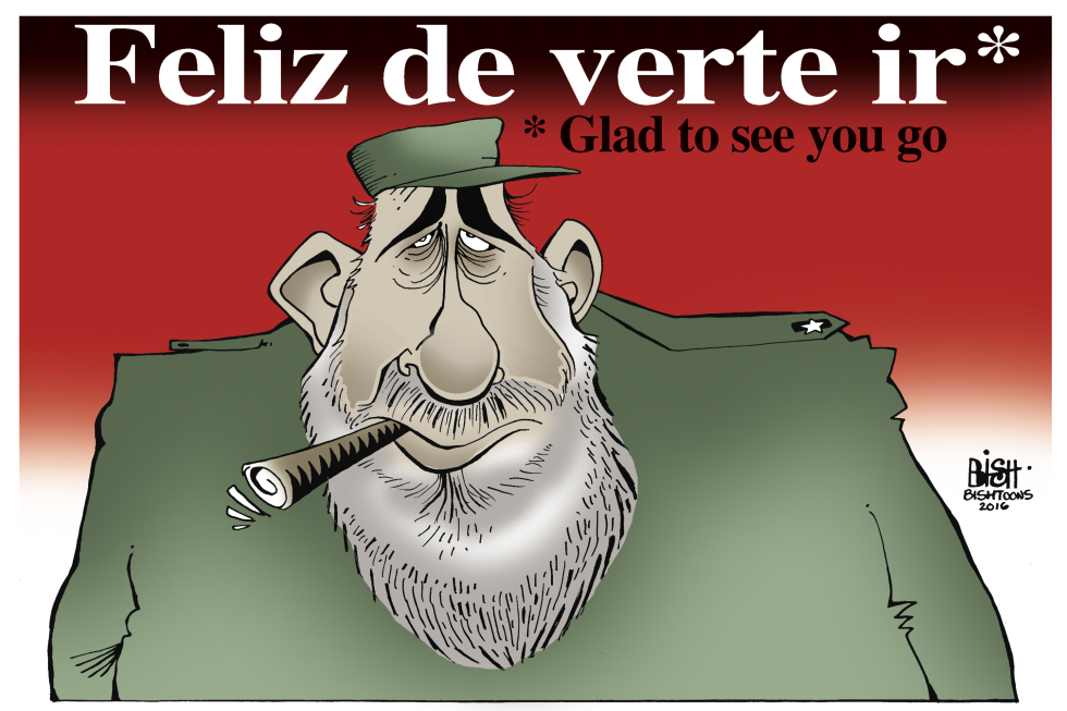 FIDEL CASTRO, B/W