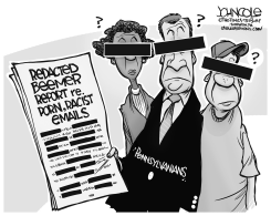 LOCAL PA BEEMER PORNGATE REDACTIONS BW by John Cole
