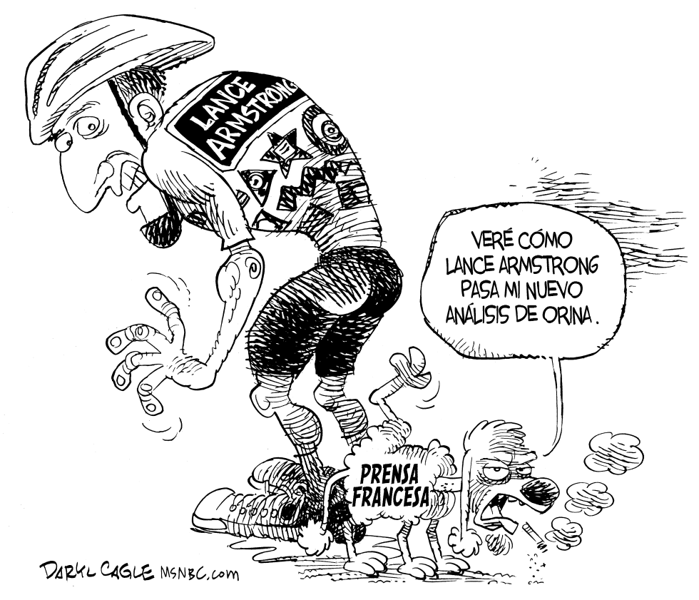  LANCE Y LOS FRANCESES by Daryl Cagle