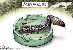 FIDEL CASTRO by Joe Heller